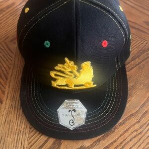 GRASSROOTS LIMITED EDITION Snapback Hat - Black and Yellow